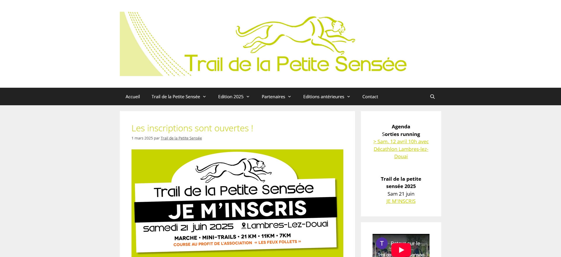Trail de la Petite Sensée 2025
