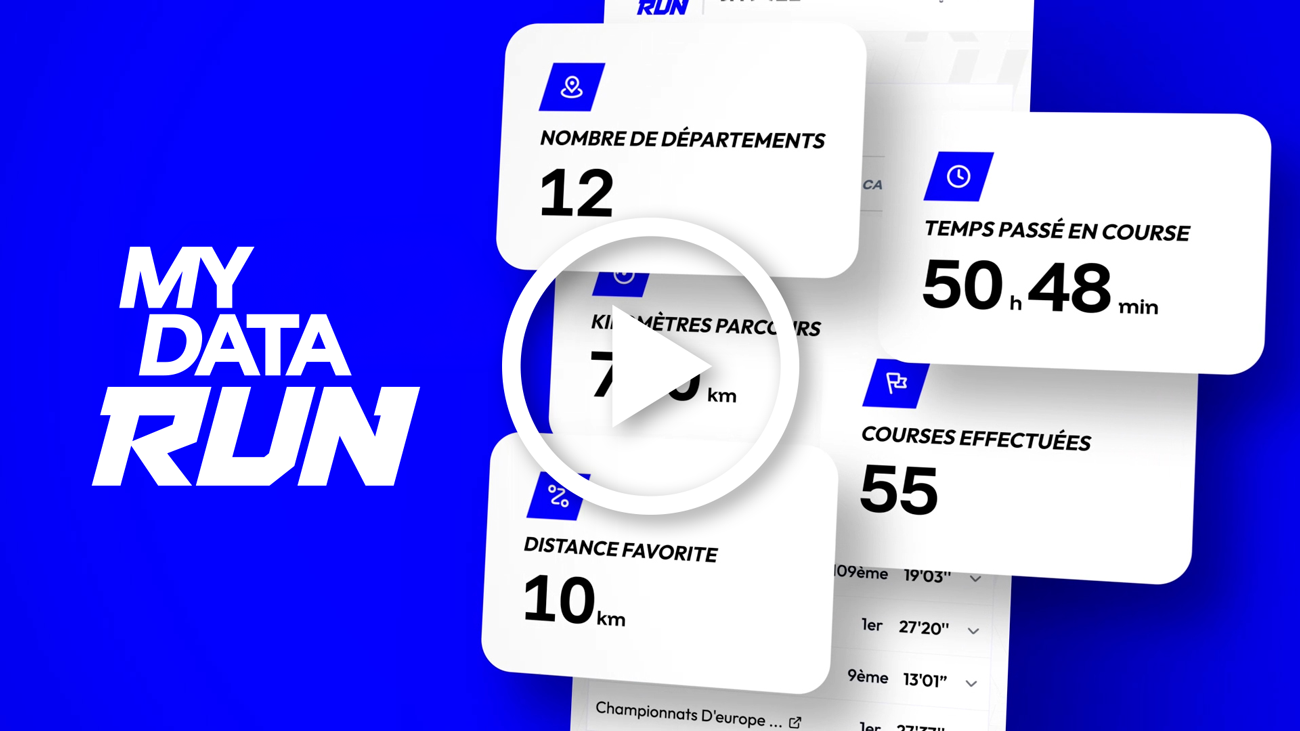 La Fédération Française d'Athlétisme lance MyDataRun
