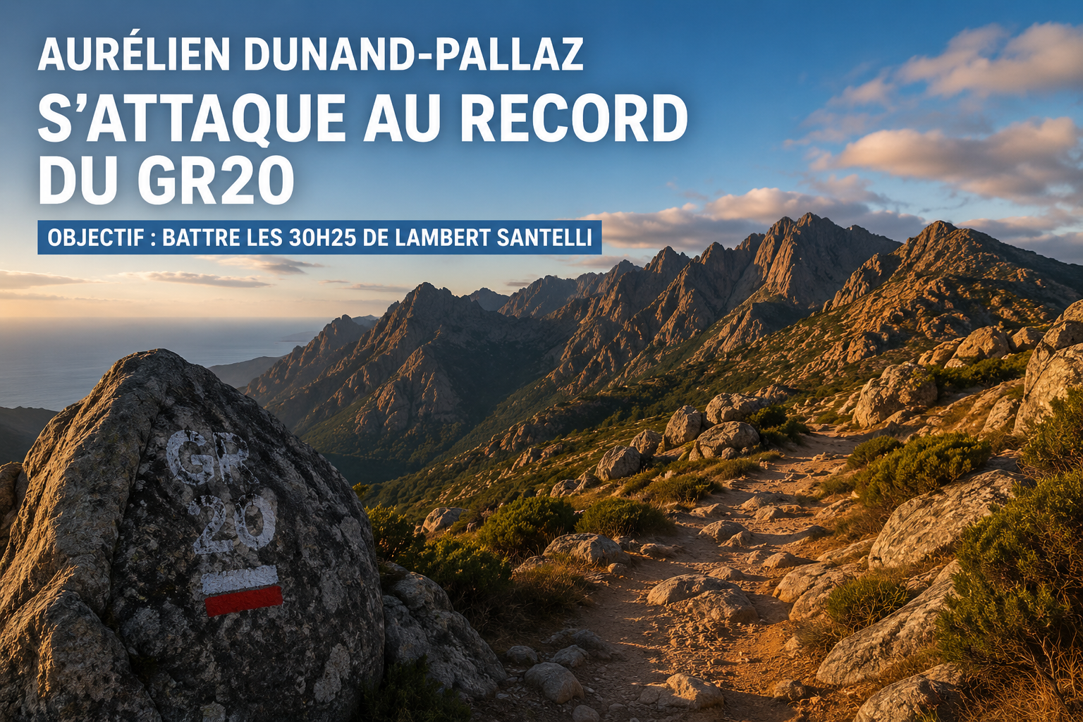 Aurélien Dunand Pallaz s'attaque au record du GR20