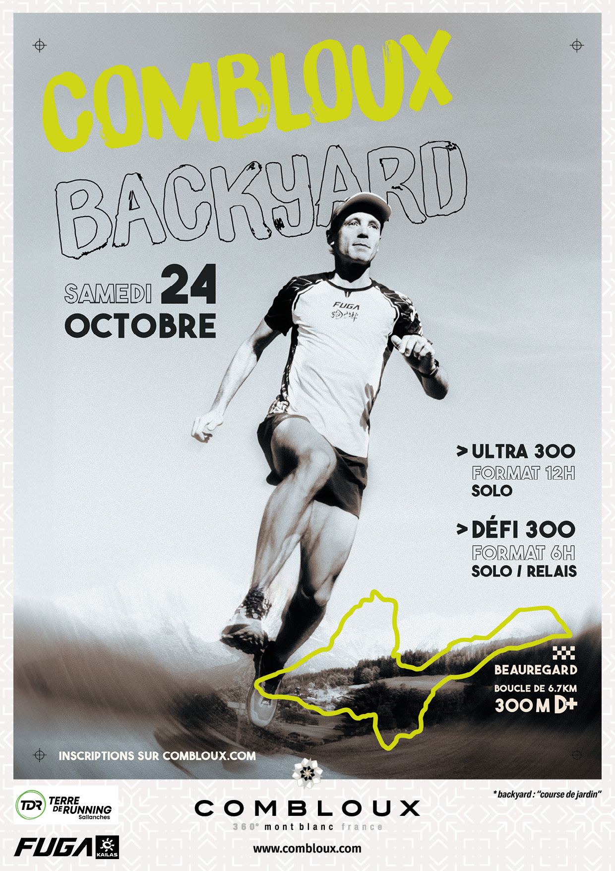 La Combloux Backyard ouverture des inscriptions vendredi 21 août à 10h